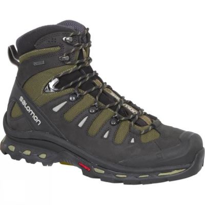 Botas Salomon Quest 4D 2 GTX Hombre Verde / Gris Oscuro - Chile QRC798013